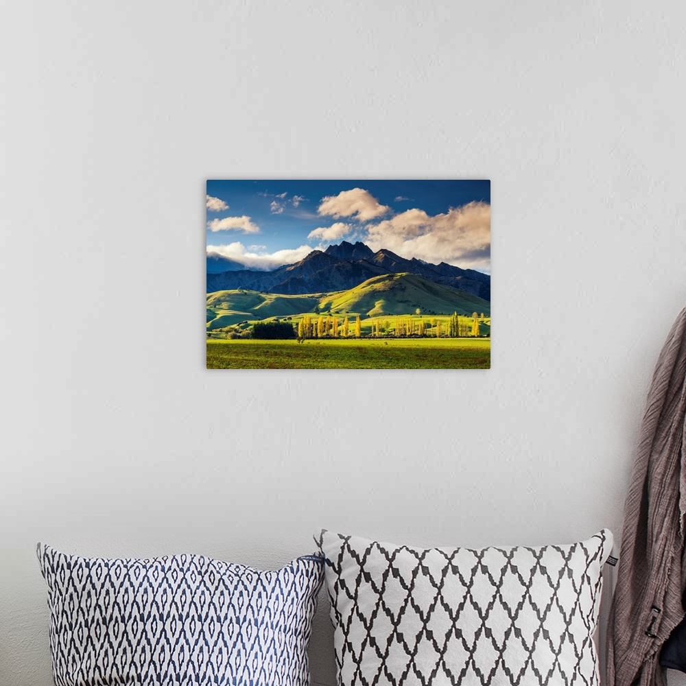 A bohemian room featuring Mt. Burke, Near Wanaka, New Zealand