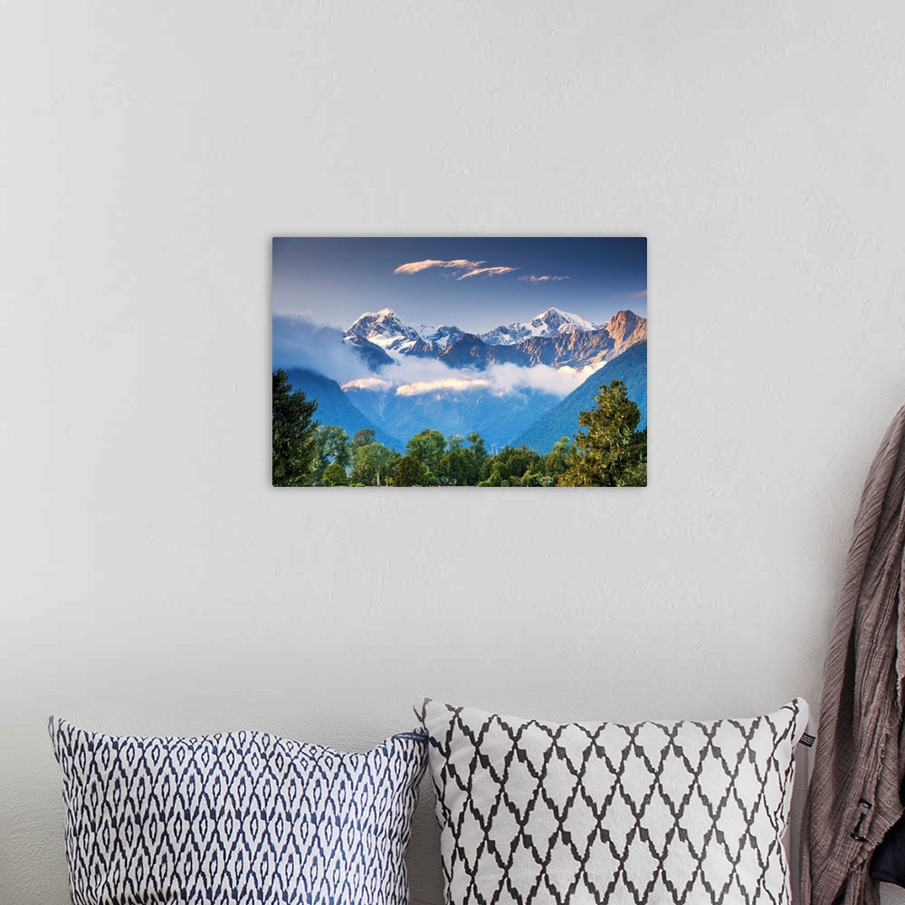 A bohemian room featuring Mt. Cook And Mt. Tasman, New Zealand