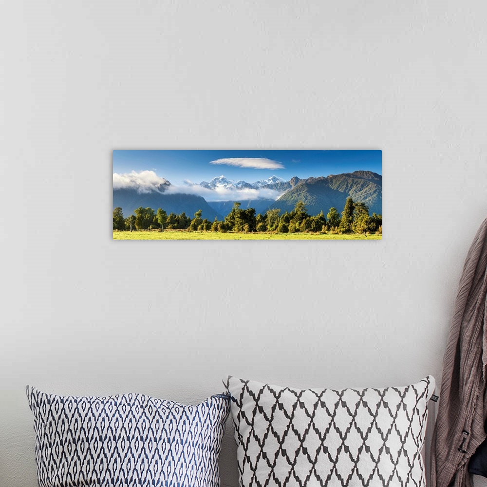 A bohemian room featuring Mt. Cook And Mt. Tasman, New Zealand