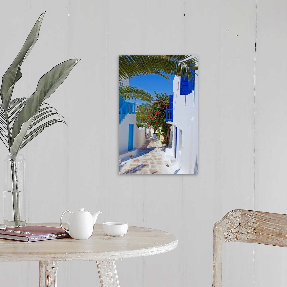 A farmhouse room featuring Mykonos (Hora), Cyclades Islands, Greece, Europe