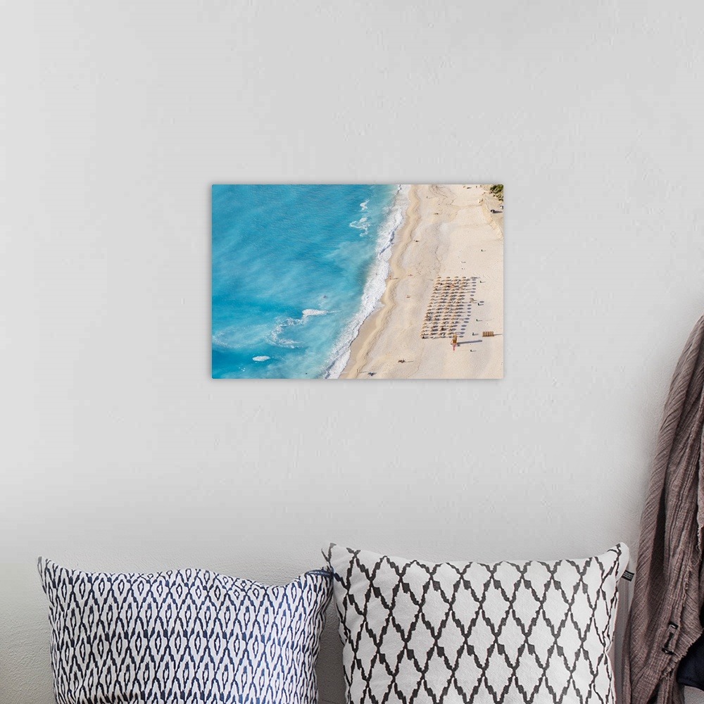 A bohemian room featuring Myrtos Beach, Kefalonia, Ionian Islands, Greece.