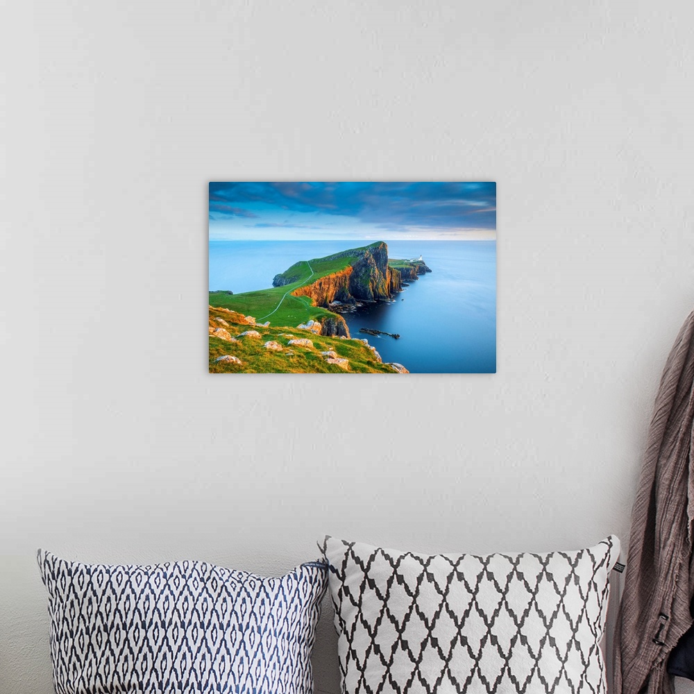 A bohemian room featuring Neist Point Lighthouse, Isle Of Skye, Scotland