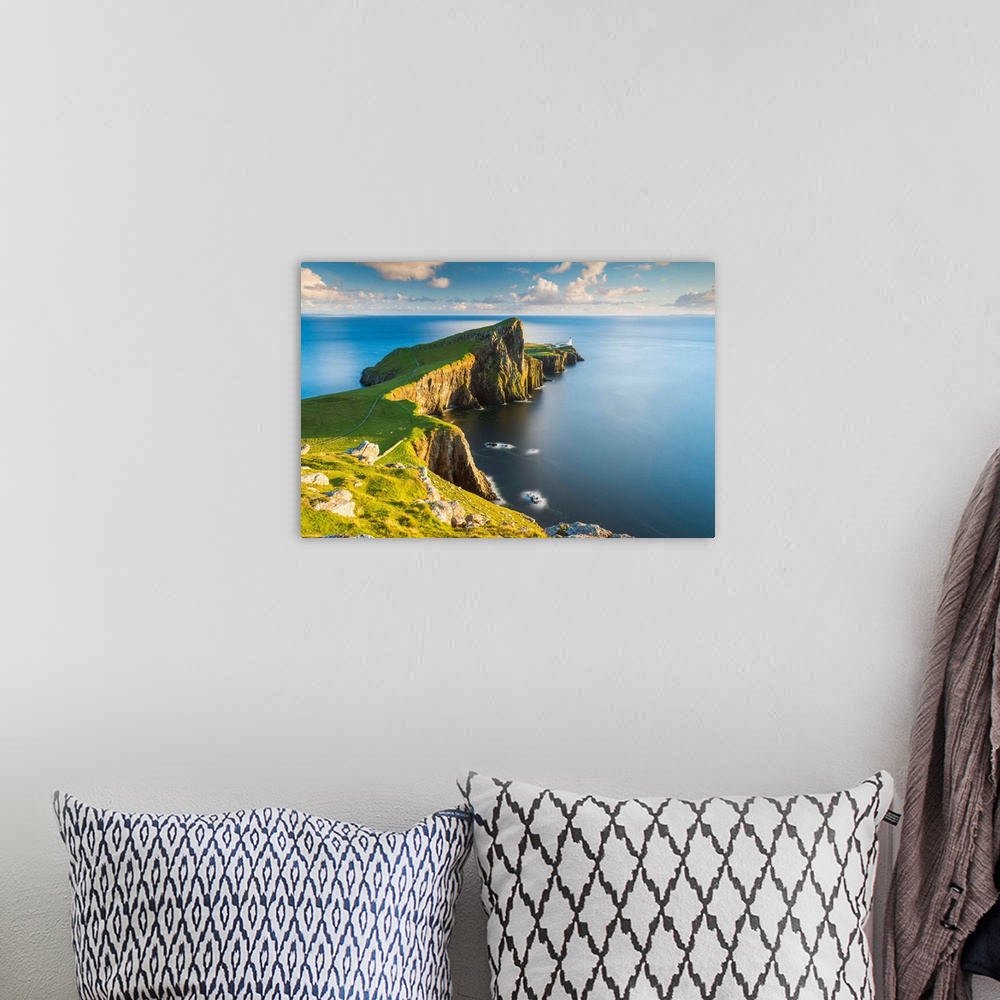 A bohemian room featuring Neist Point Lighthouse, Isle Of Skye, Scotland