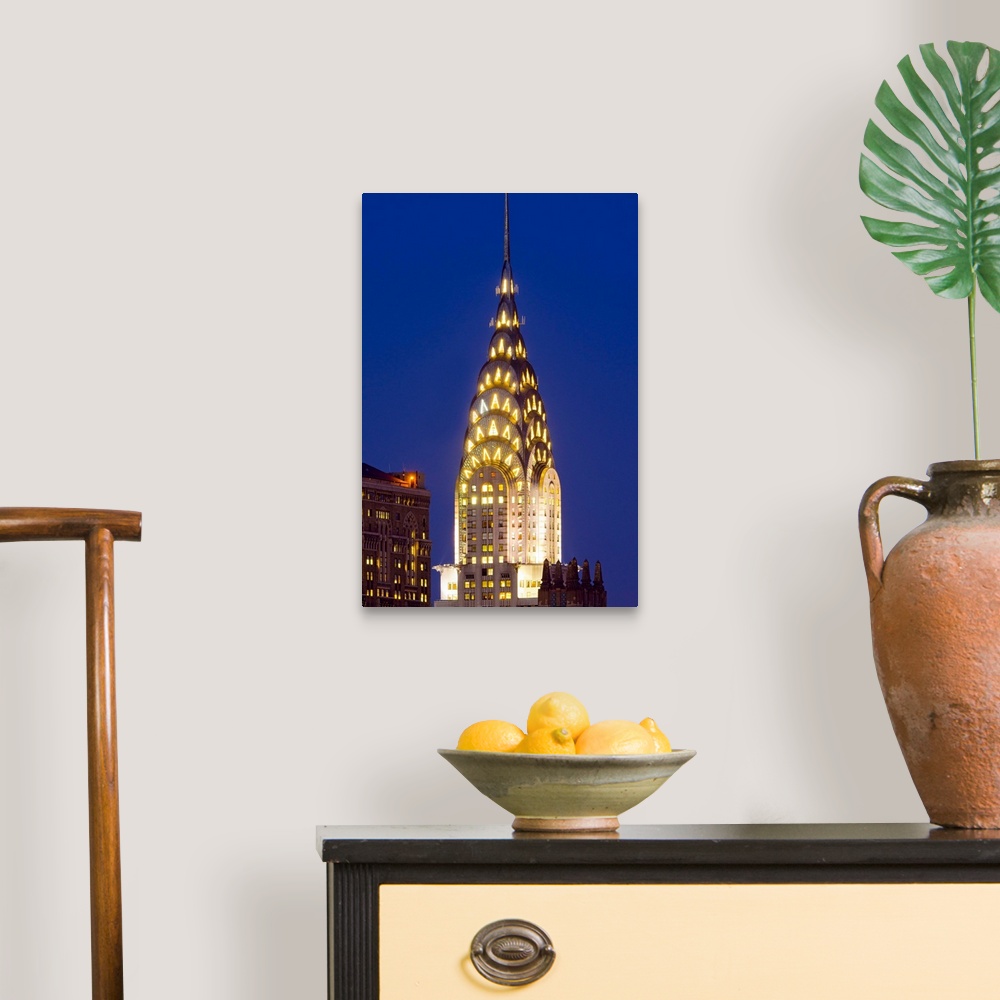 A traditional room featuring USA, New York, Manhattan, Midtown, Chrysler Building in centre