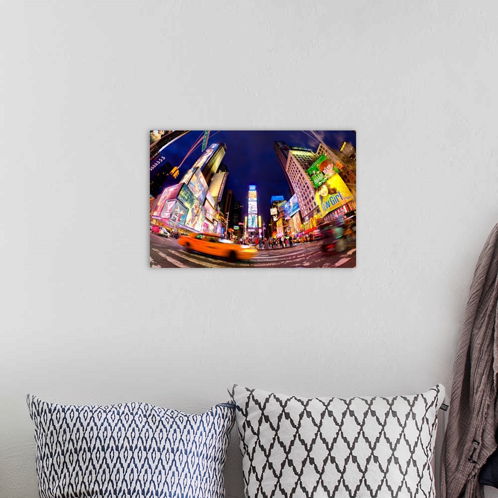 A bohemian room featuring USA, New York, Manhattan, Midtown, Times Square