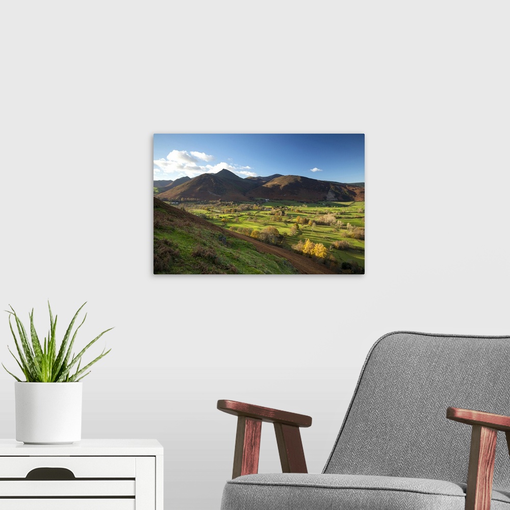A modern room featuring Newlands Valley, Lake District, UK