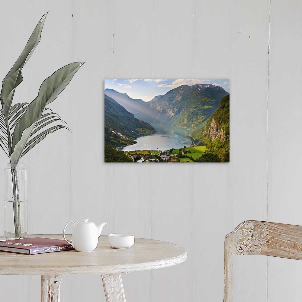 A farmhouse room featuring Norway, Western Fjords, Geiranger Fjord