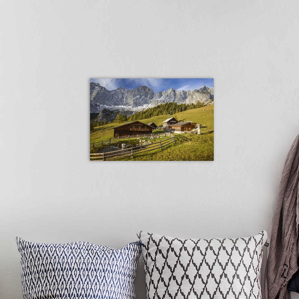 A bohemian room featuring Old mountain farm in Innervillgraten, Villgratental, East Tyrol, Tyrol, Austriawooden