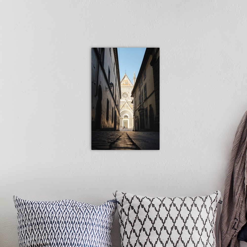 A bohemian room featuring Orvieto Cathedral from the old town, Terni province, Umbria, Italy.