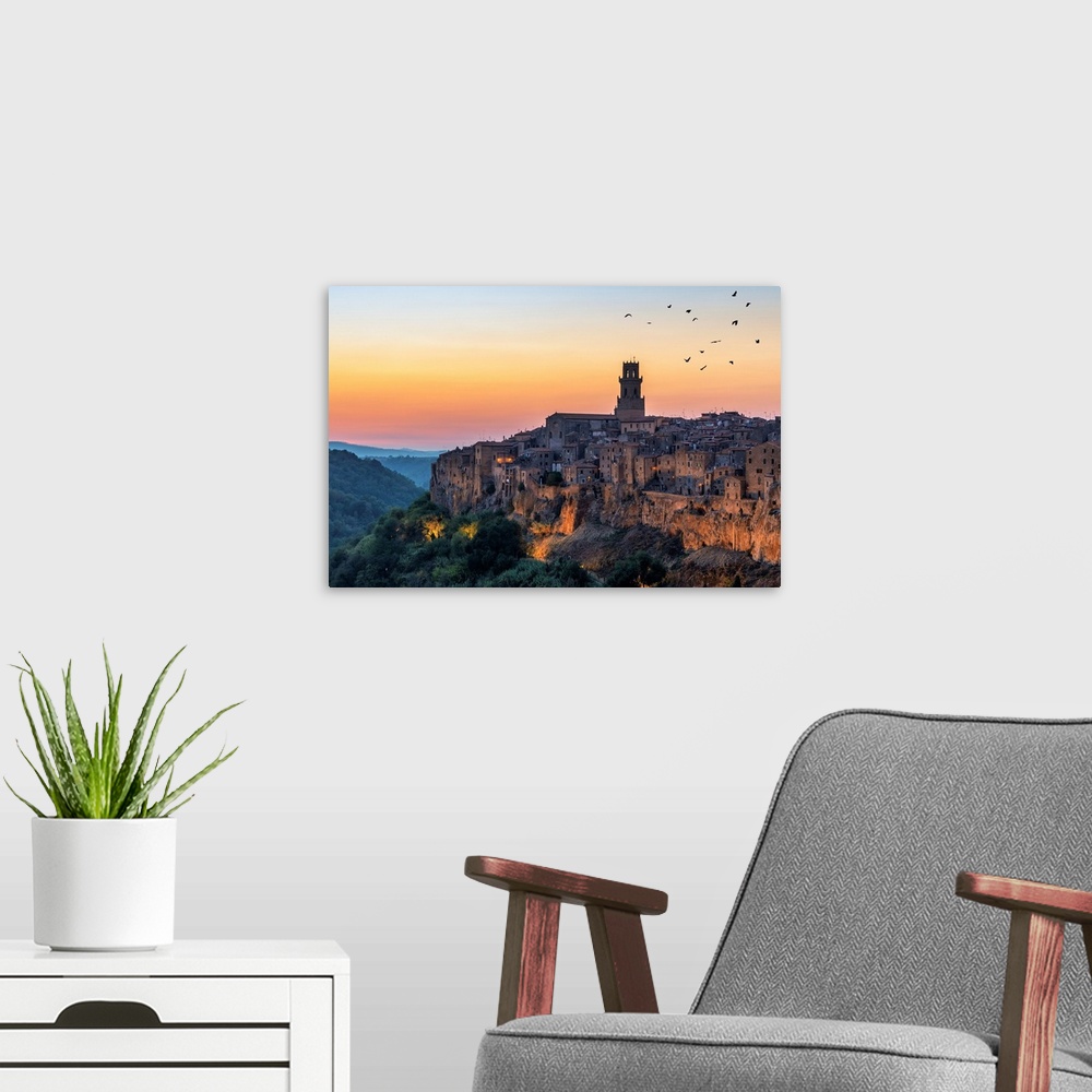 A modern room featuring Pitigliano, Grosseto, Tuscany, Italy, Europe.