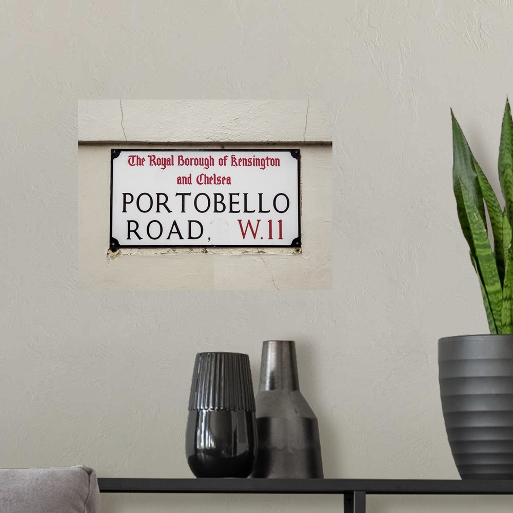 A modern room featuring Portobello Road, Notting Hill, London, England, United Kingdom