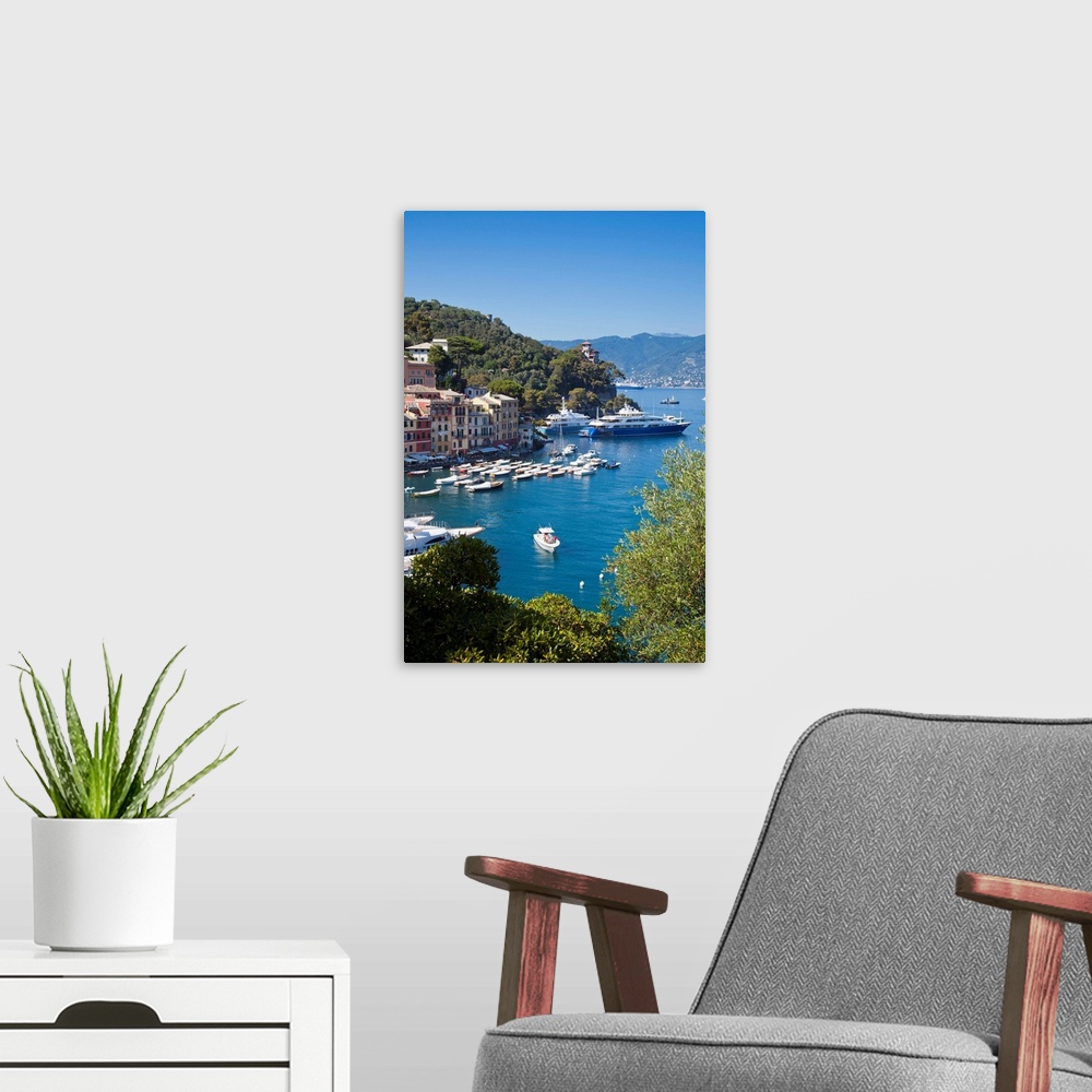 A modern room featuring Portofino, Riviera di Levante, Liguria, Italy