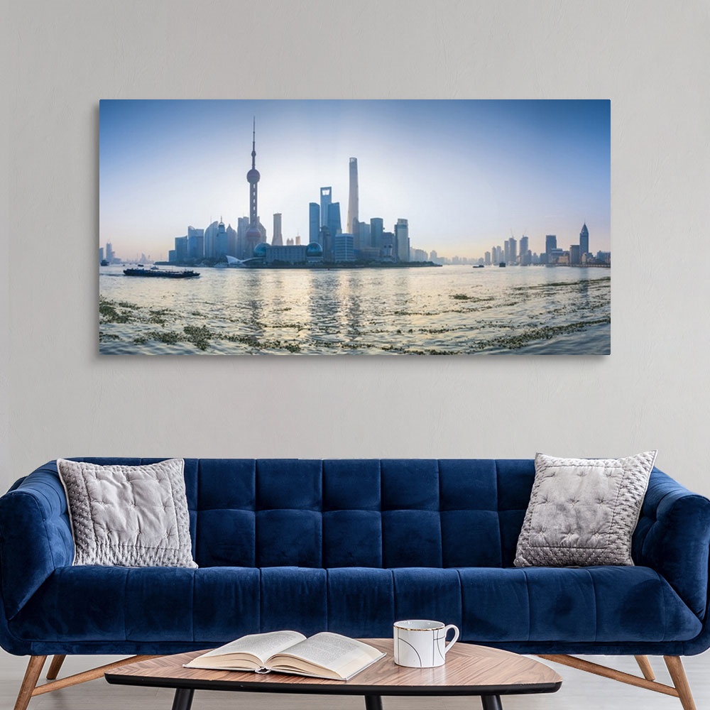 A modern room featuring The Bund, Shanghai, China