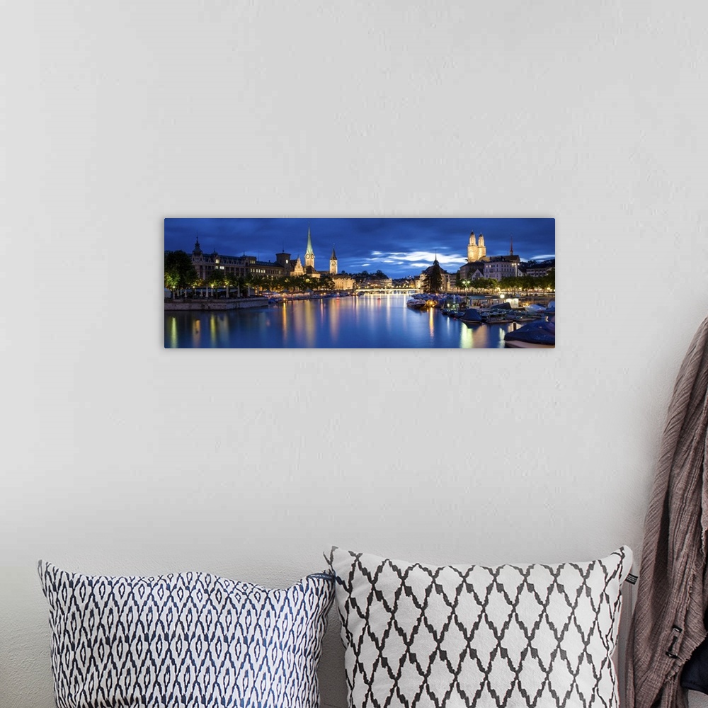 A bohemian room featuring River Limmat, Zurich, Switzerland