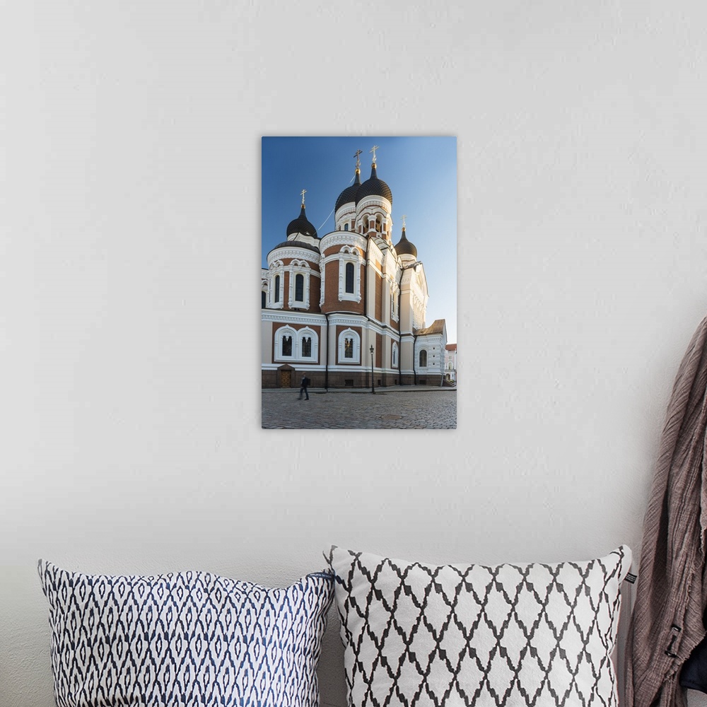 A bohemian room featuring Exterior of Russian Orthodox Alexander Nevsky Cathedral, Toompea, Old Town, Tallinn, Estonia, Europe