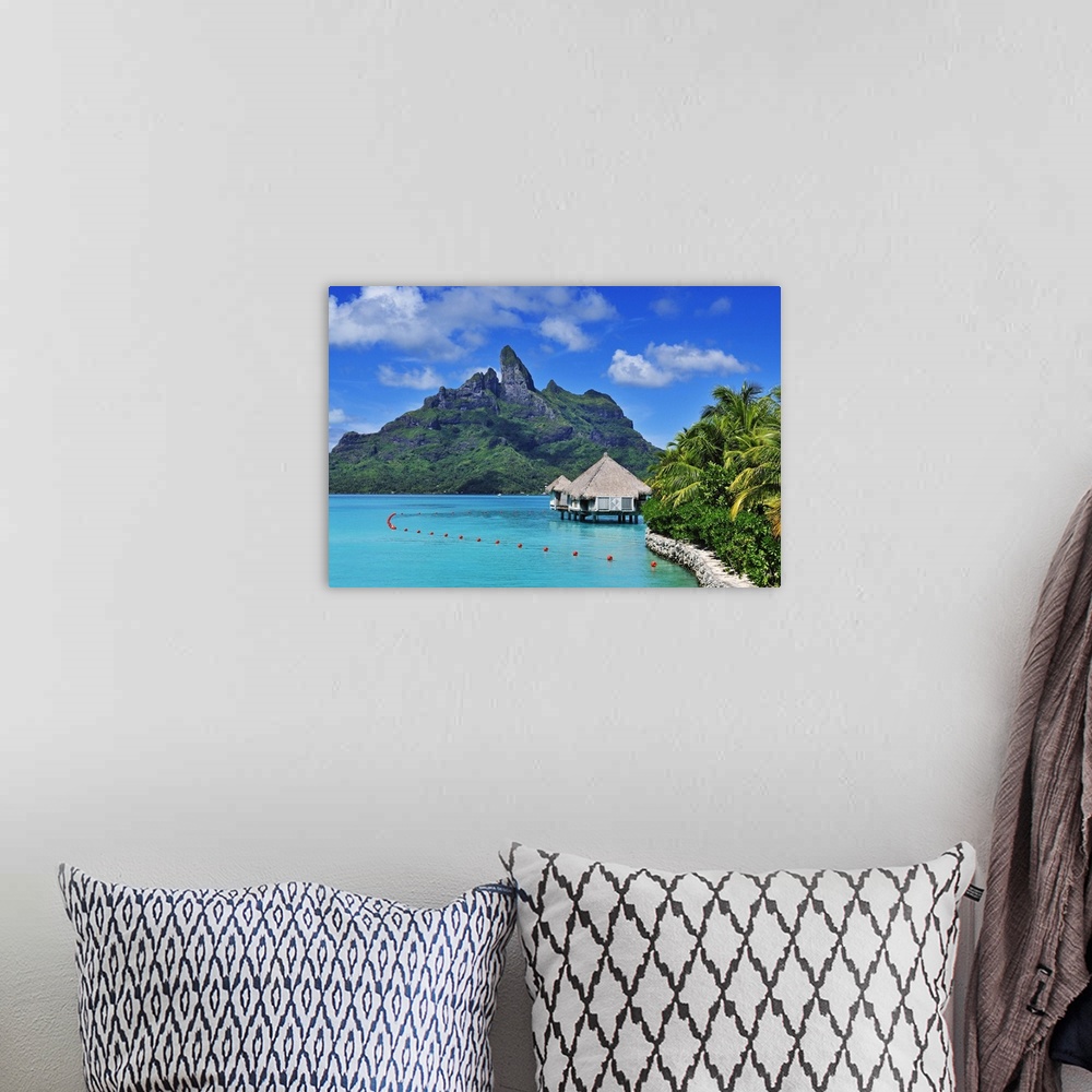 A bohemian room featuring Saint Regis Bora Bora Resort, Bora Bora, French Polynesia, South Seas PR