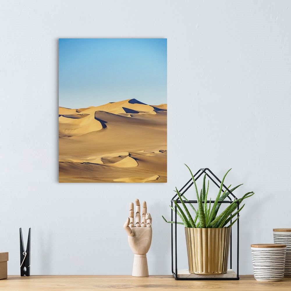 A bohemian room featuring Sand Dunes of Ica Desert near Huacachina, sunrise, Ica Region, Peru