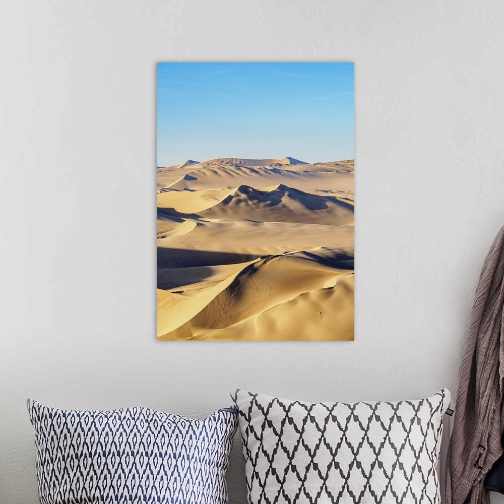 A bohemian room featuring Sand Dunes of Ica Desert near Huacachina, sunrise, Ica Region, Peru