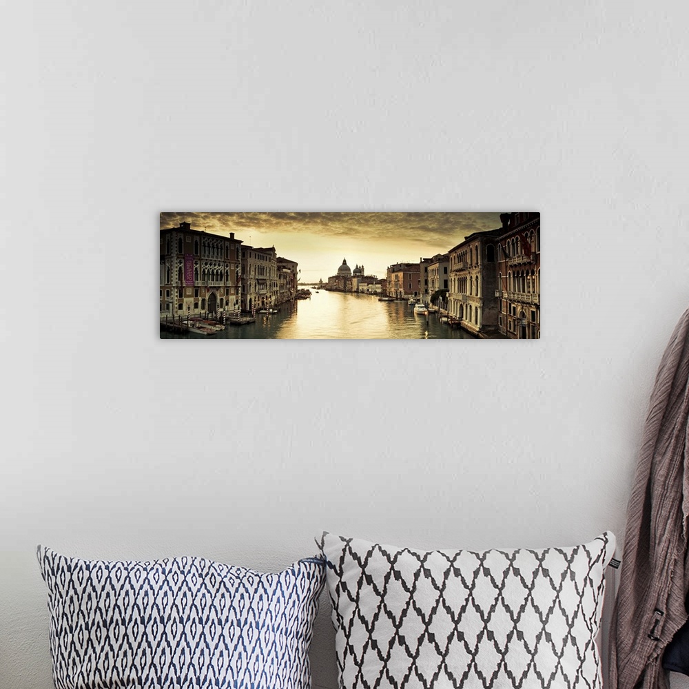 A bohemian room featuring Santa Maria Della Salute, Grand Canal, Venice, Italy