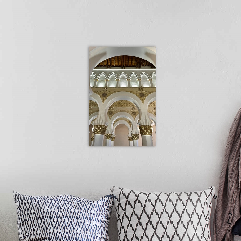 A bohemian room featuring Santa Maria la Blanca synagogue dating back to the 12th century. A UNESCO World Heritage Site. To...