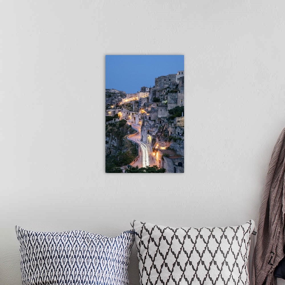 A bohemian room featuring Matera, European Capital of Culture 2019. Old town listed as World Heritage by UNESCO, Sasso Bari...