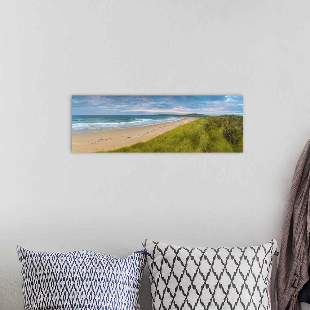A bohemian room featuring UK, Scotland, Argyll and Bute, Islay, Machir Bay from Sand Dunes