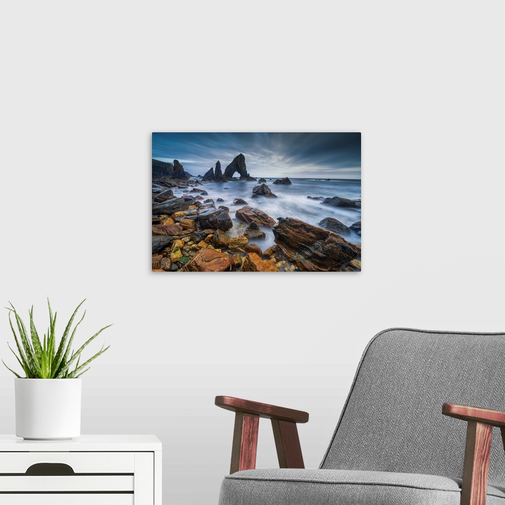 A modern room featuring Sea Arch, Crohy Head, County Donegal, Ireland.