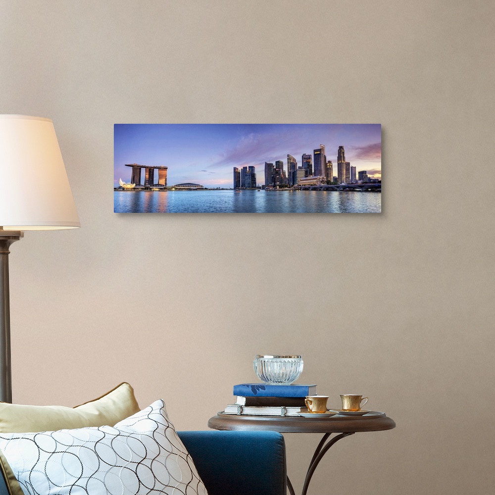 A traditional room featuring Singapore, Marina and City Skyline