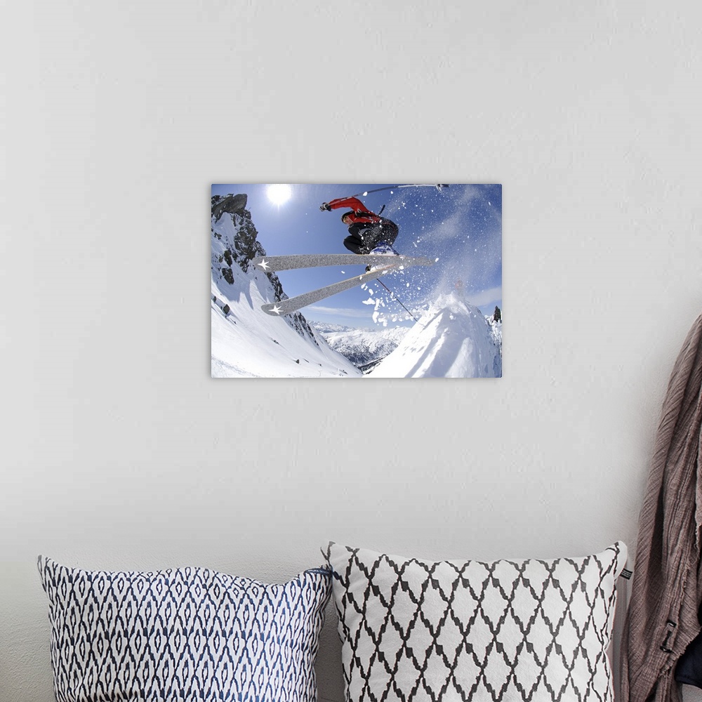 A bohemian room featuring Skiing, Tristkopf, Kelchsau, Tyrol, Austria (MR)