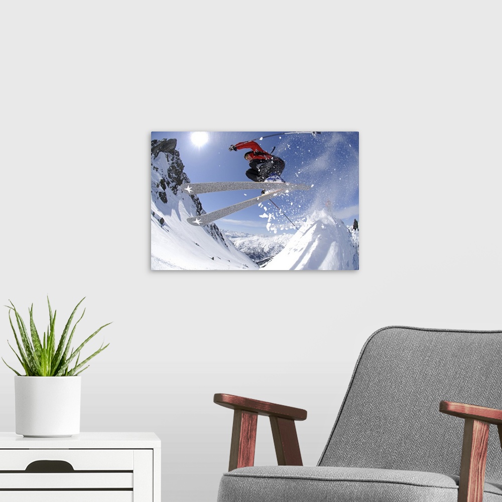 A modern room featuring Skiing, Tristkopf, Kelchsau, Tyrol, Austria (MR)