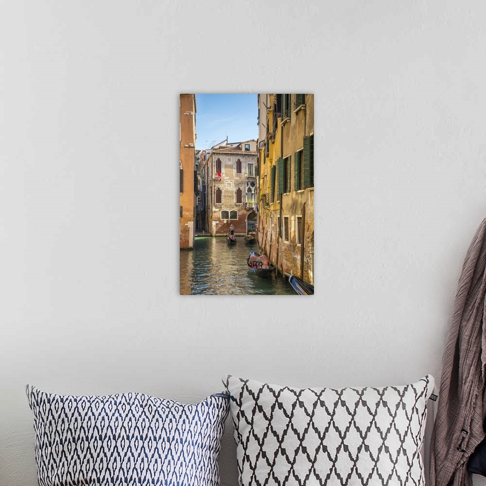 A bohemian room featuring Small canal nr the Rialto in Venice, Veneto, Italy.