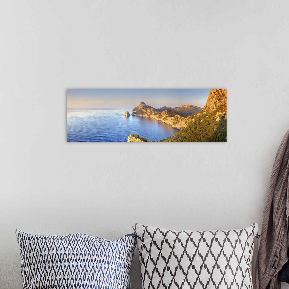 A bohemian room featuring Spain, Balearic Islands, Mallorca, Cap de Formentor
