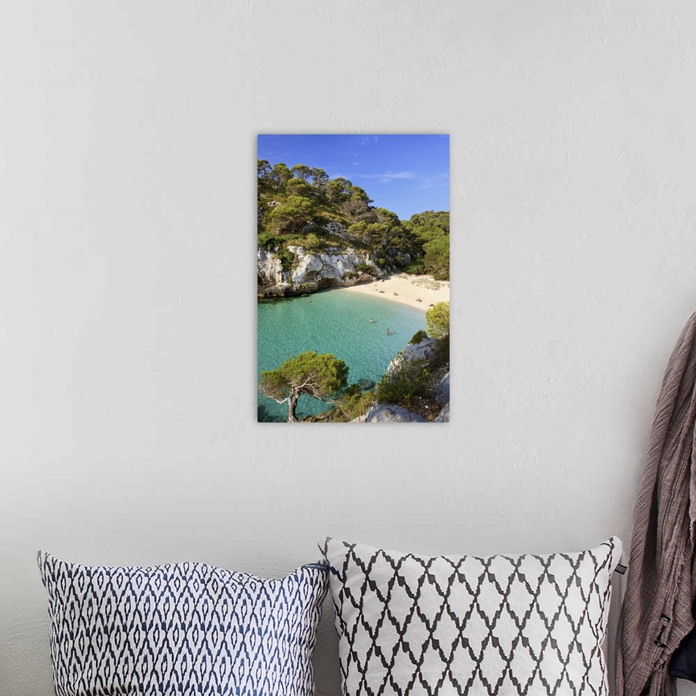 A bohemian room featuring Spain, Balearic Islands, Menorca, Cala Macarelleta