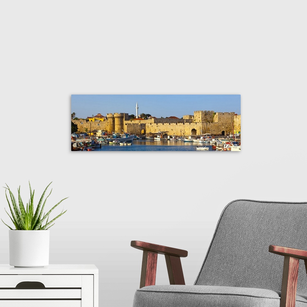 A modern room featuring St. Catherine's Gate, Rhodes Town, Rhodes, Greece