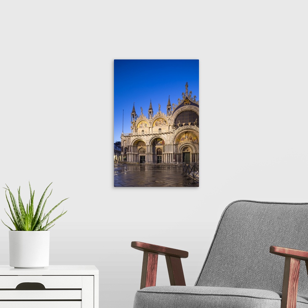 A modern room featuring St. Mark's Basilica, St. Mark's Square (San Marco) Venice, Italy.