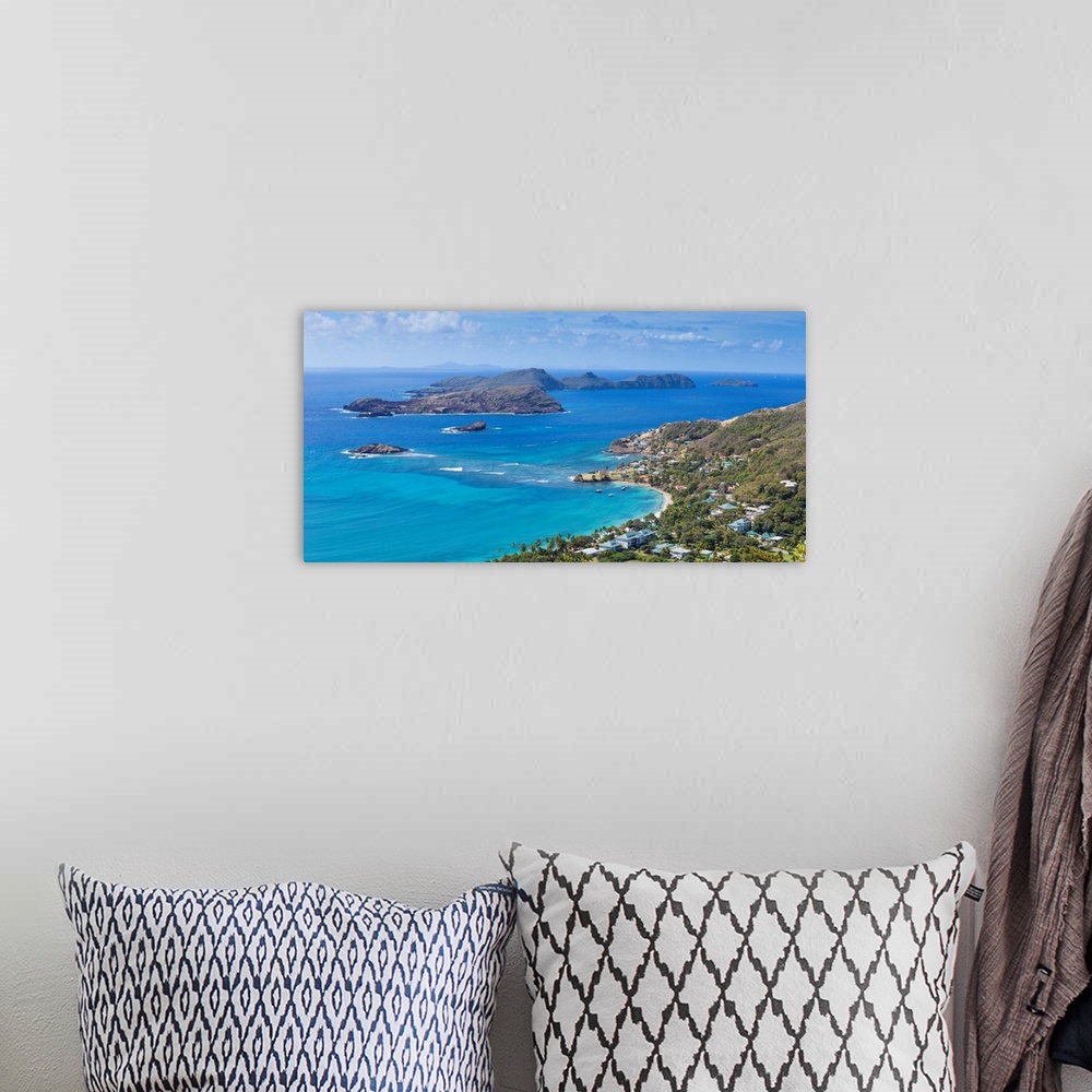 A bohemian room featuring St Vincent And The Grenadines, Bequia, View Of Friendship Bay, Petit Nevis And Isle A Quatre, Fro...