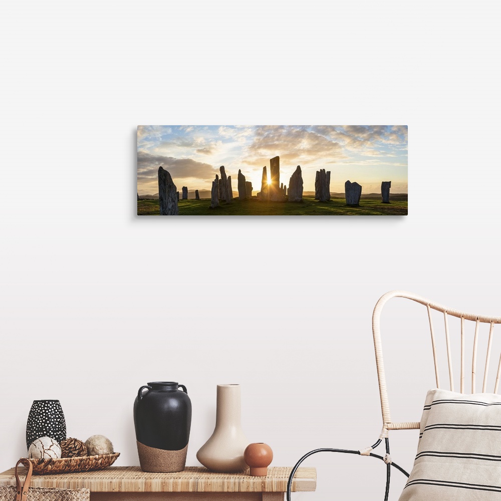 A farmhouse room featuring Sunset, Callanish Standing Stones, Isle of Lewis, Outer Hebrides, Scotland