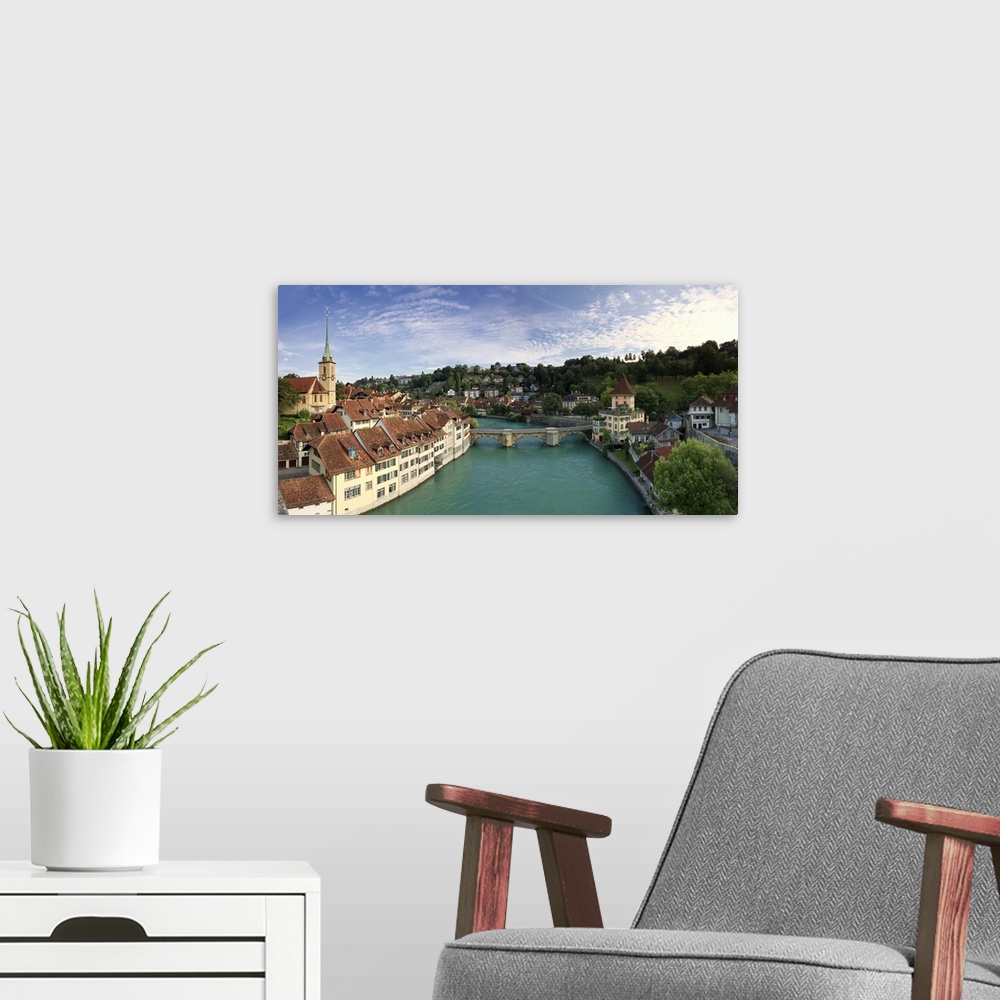 A modern room featuring Switzerland, Bern, Old Town (UNESCO World Heritage Site) and Aare River