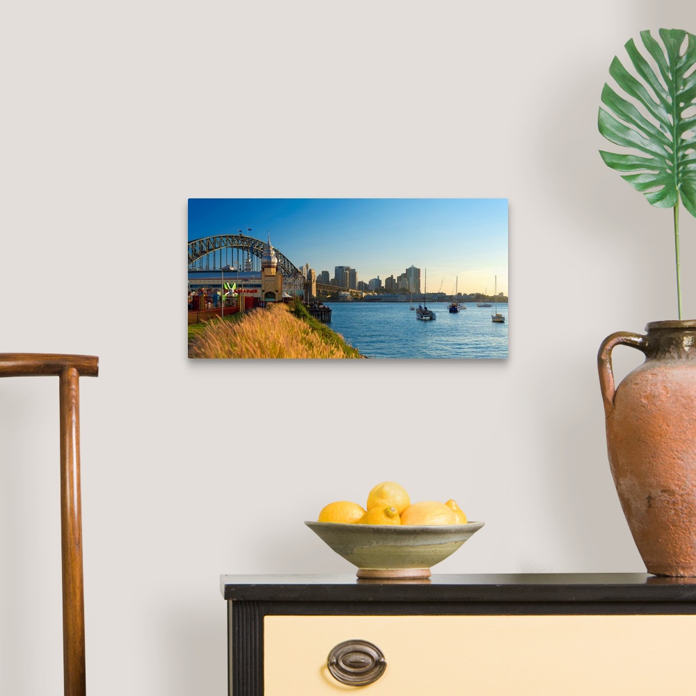 A traditional room featuring Sydney Harbour Bridge And Luna Park, Sydney, New South Wales, Australia