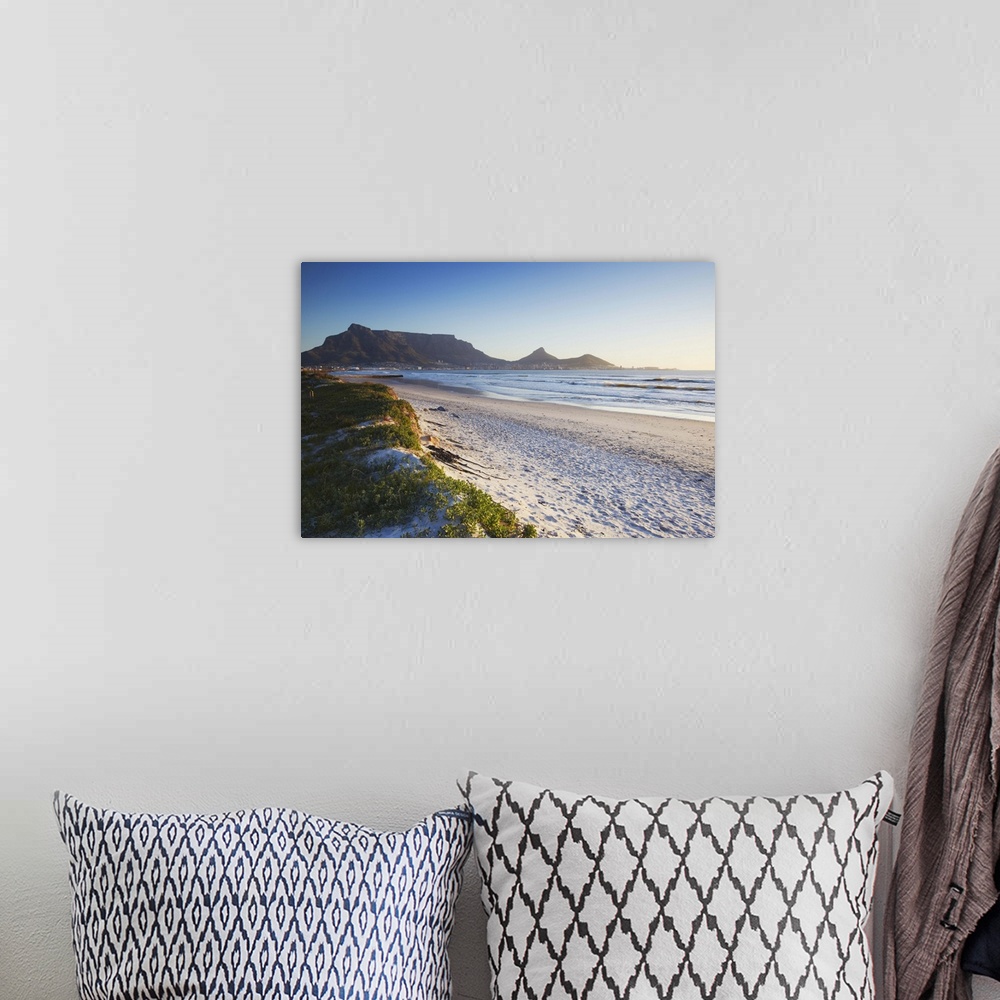 A bohemian room featuring View of Table Mountain from Milnerton beach, Cape Town, Western Cape, South Africa