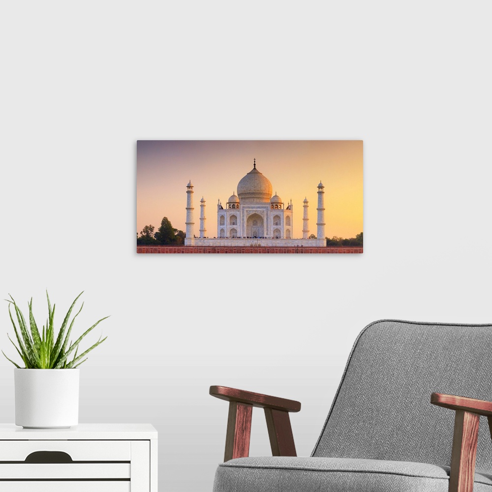 A modern room featuring Taj Mahal, Agra, Uttar Pradesh, India