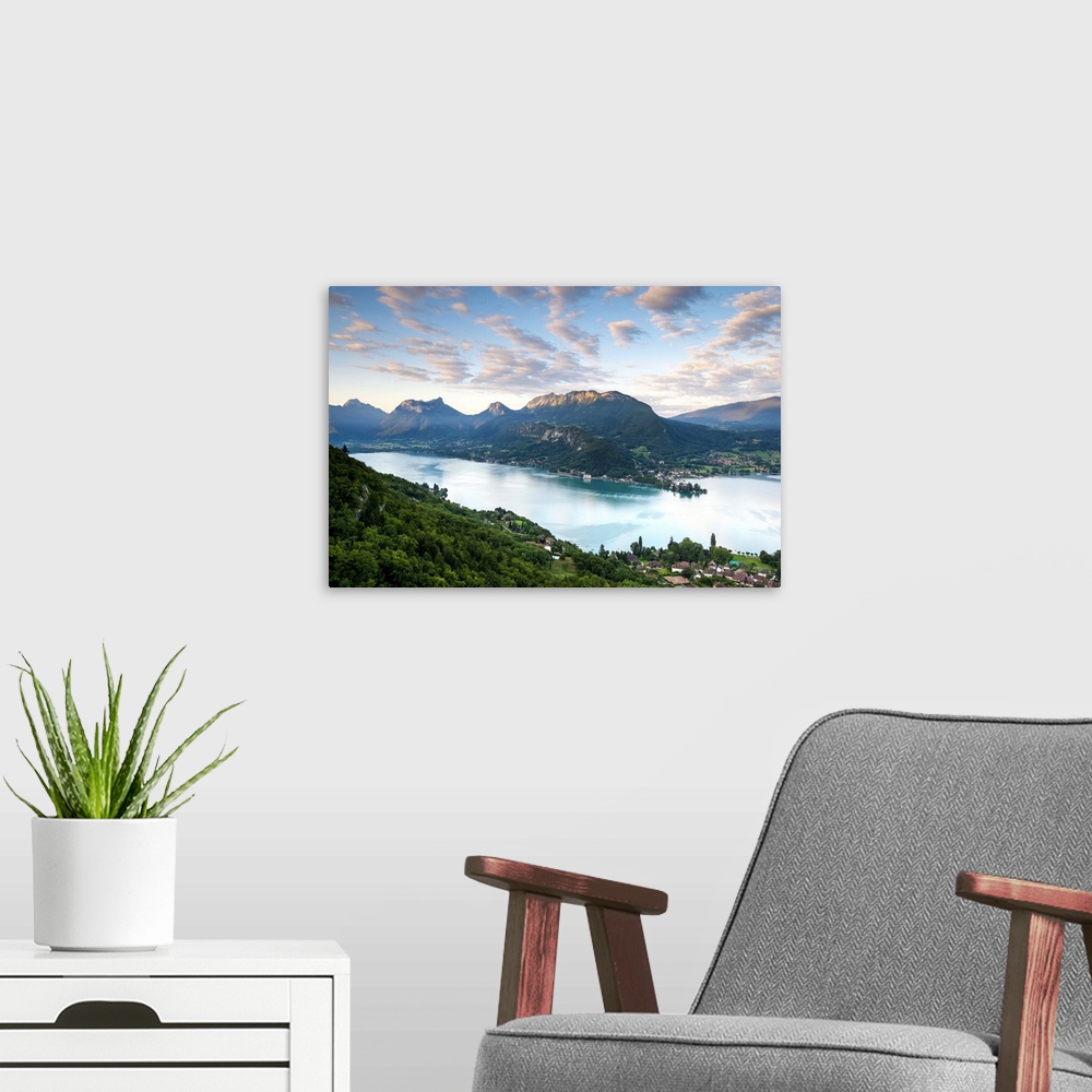 A modern room featuring Talloires, Lake Annecy, Haute-Savoie, Rhone-Alpes, France