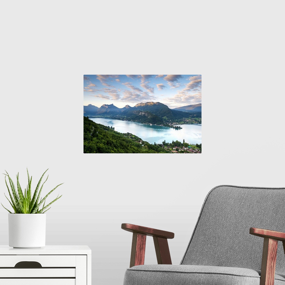 A modern room featuring Talloires, Lake Annecy, Haute-Savoie, Rhone-Alpes, France