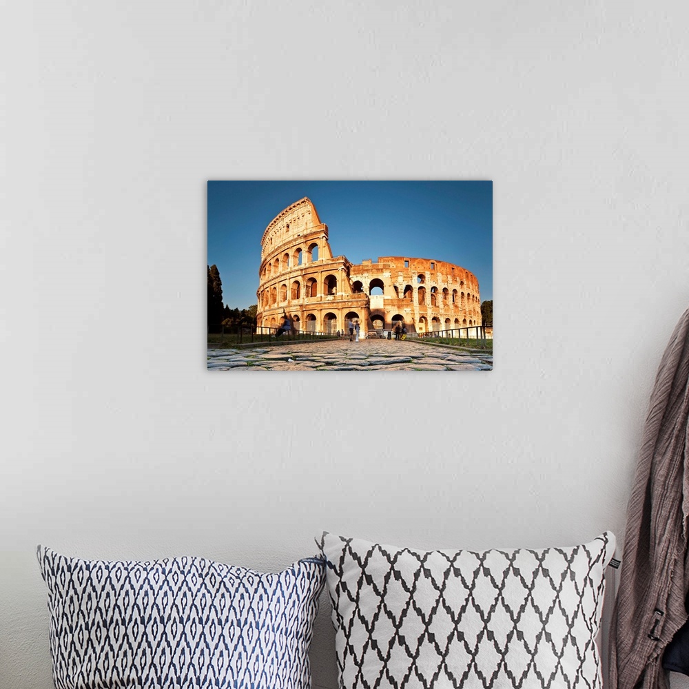 A bohemian room featuring The Colosseum, roman forum, Rome, Lazio, Italy, Europe.