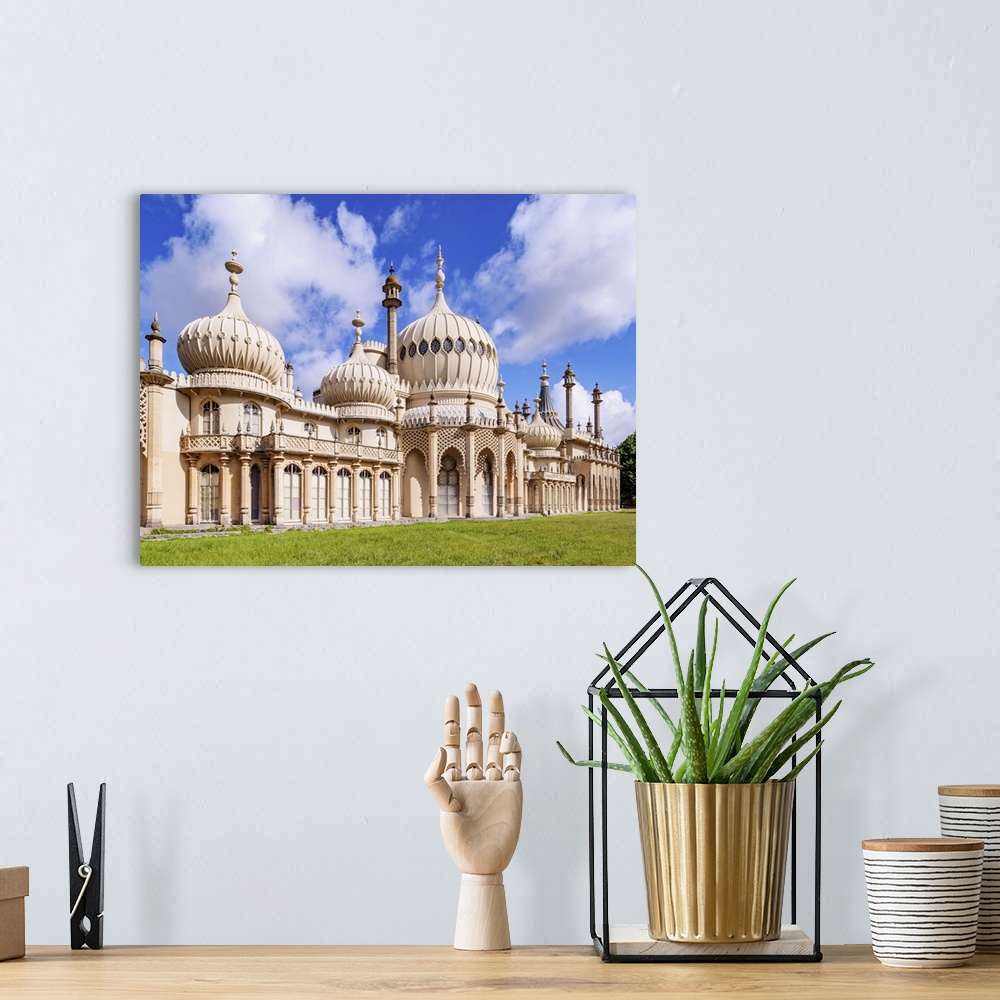 A bohemian room featuring The Royal Pavilion, Brighton, City of Brighton and Hove, East Sussex, England, United Kingdom.