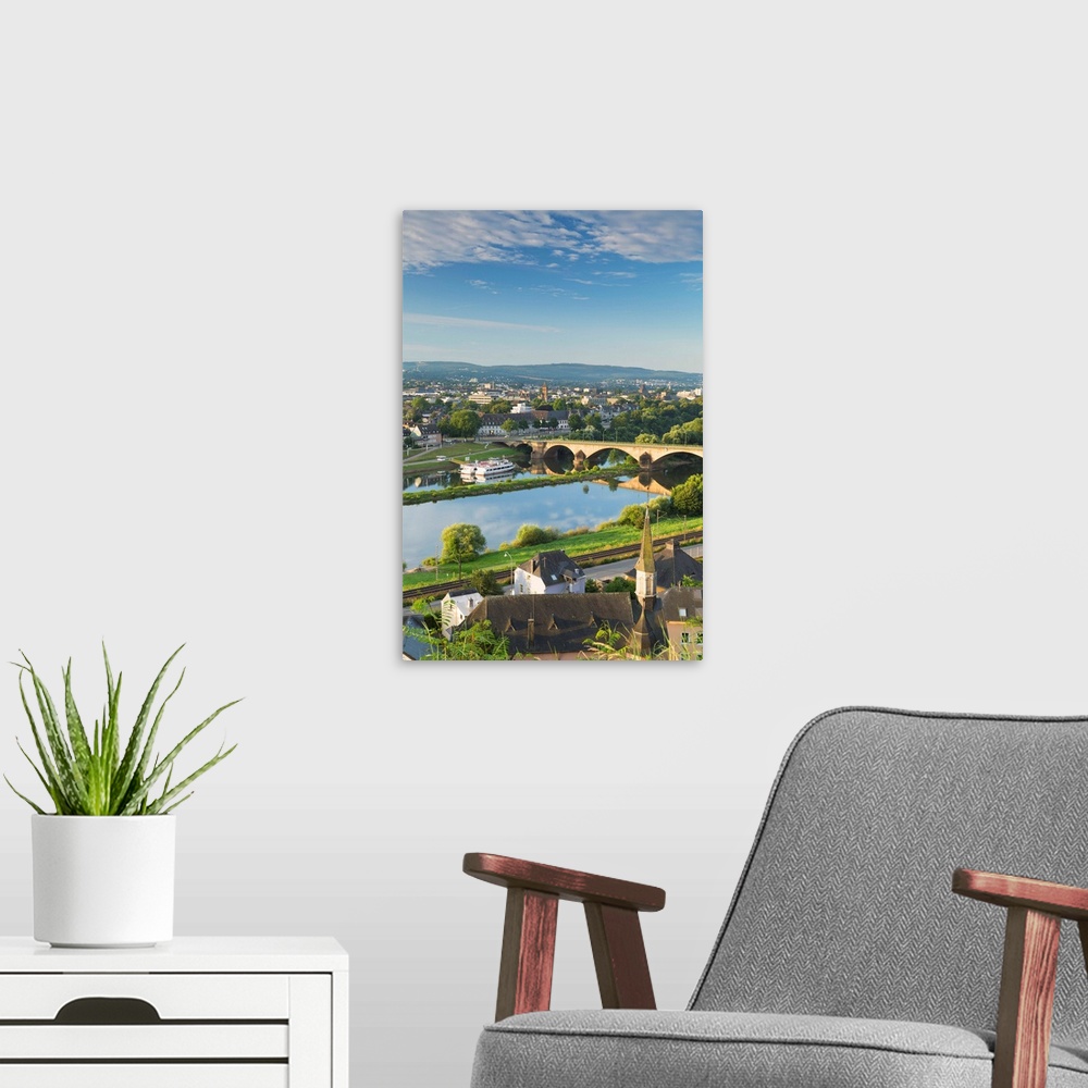 A modern room featuring View of Trier, Rhineland-Palatinate, Germany.