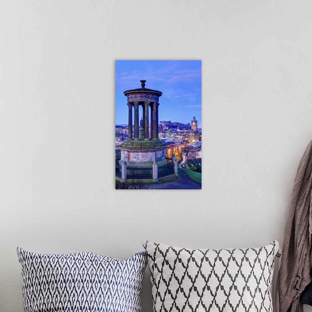 A bohemian room featuring UK, Scotland, Edinburgh, Calton Hill, Stewart Monument