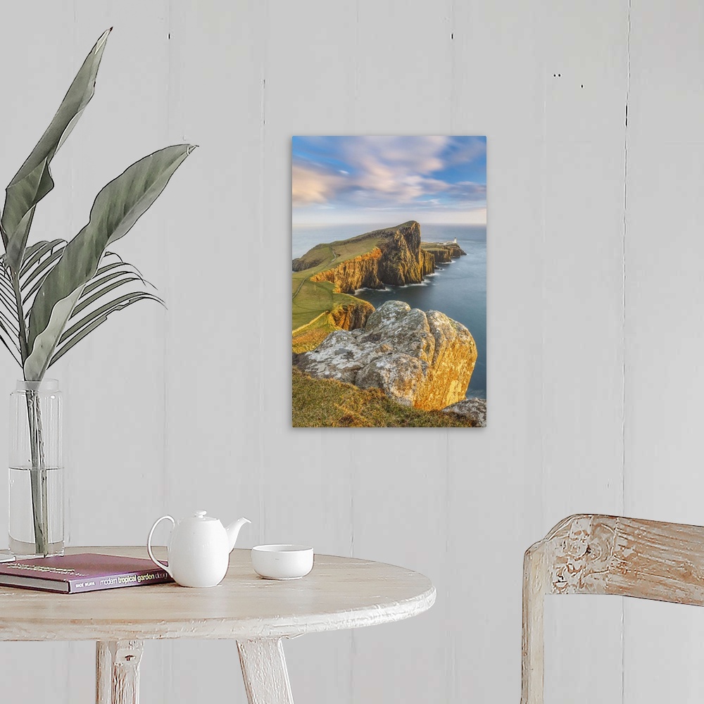 A farmhouse room featuring United Kingdom, UK, Scotland, Inner Hebrides, the cliffs of Neist point