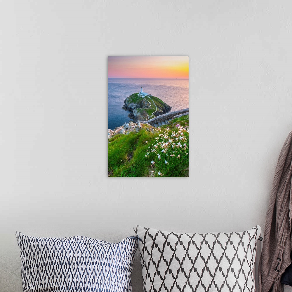 A bohemian room featuring Uk, Wales, Anglesey, Holy Island, South Stack Lighthouse