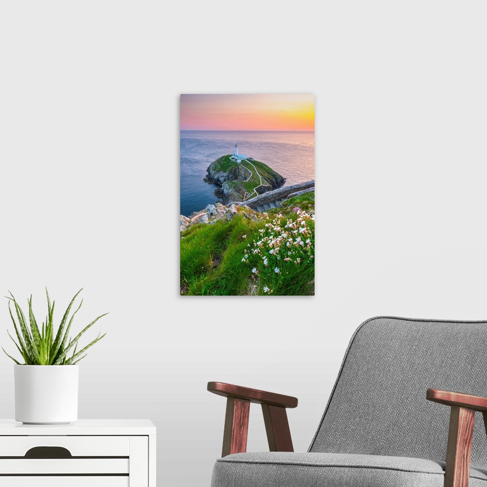 A modern room featuring Uk, Wales, Anglesey, Holy Island, South Stack Lighthouse